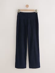 Azul marino - Smoothing Cord Wide Leg Trousers - Imagen 1 de 3