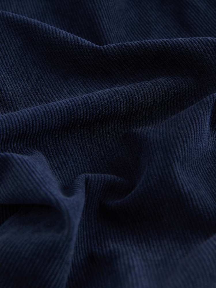 Azul marino - Smoothing Cord Wide Leg Trousers - Imagen 2 de 3