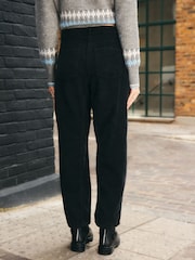 Black Cord Barrel Trousers - Image 4 of 8