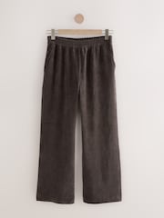 Chocolate Brown Wide Leg Soft Cord Trousers - Image 1 of 3