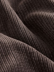 Chocolate Brown Wide Leg Soft Cord Trousers - Image 2 of 3