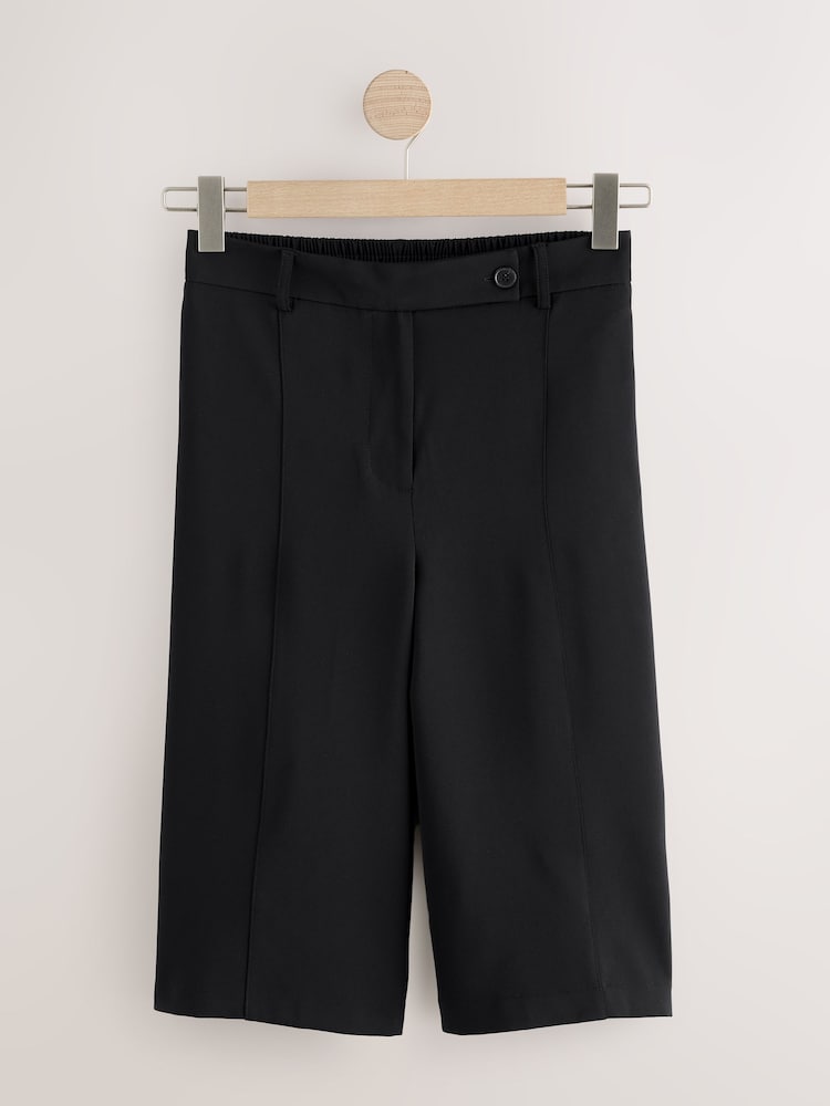 Black Smart Longline Shorts - Image 1 of 4