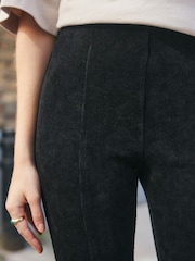 Black Cord Leggings - Image 5 of 8