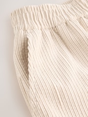 Ecru Wide Leg Soft Cord Trousers - Image 2 of 5