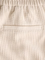 Ecru Wide Leg Soft Cord Trousers - Image 4 of 5
