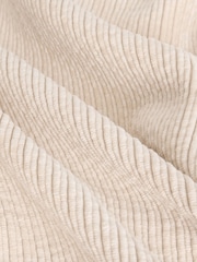 Ecru Wide Leg Soft Cord Trousers - Image 5 of 5