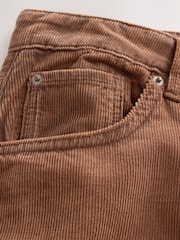 Marrón tostado - Cord Barrel Trousers - Imagen 7 de 8