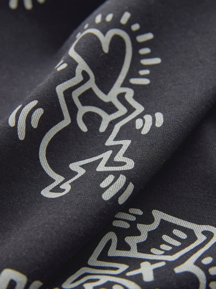 Preto - Camisa Polo Keith Haring com Licença - Imagem 5 de 5