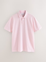 Green/Pink/Navy Geos Regular Fit Short Sleeve Jersey Polo Shirts 3 Pack - Image 2 of 8