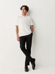 Black/Gold/White - Ajuste regular - Pacote 3 de camisas polo de manga curta - Imagem 3 de 12