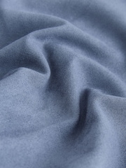 Blue Suedette Straight Leg Trousers - Image 2 of 4