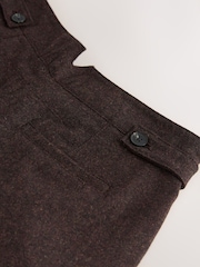 Morado ciruela - N. Premium Barrel Leg Trousers With Wool - Imagen 3 de 3