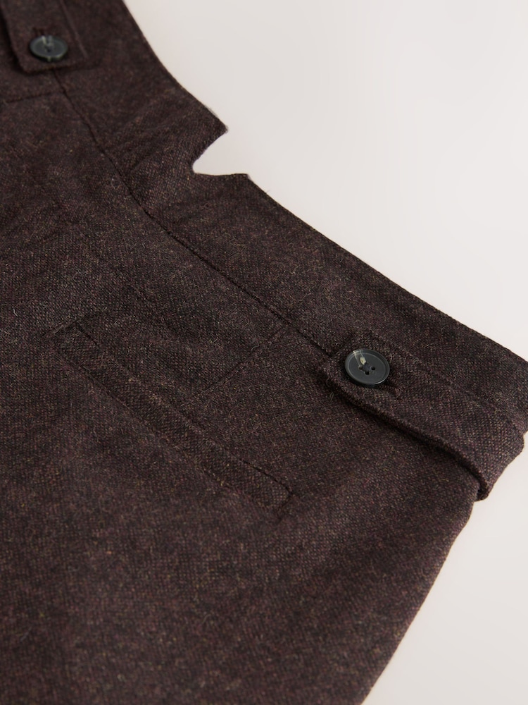 Morado ciruela - N. Premium Barrel Leg Trousers With Wool - Imagen 3 de 3