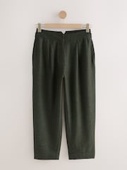 Verde - N. Premium Barrel Leg Trousers With Wool - Imagen 6 de 8