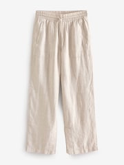 Athleta Beige Retreat Linen Wide Leg Pant - Image 1 of 3