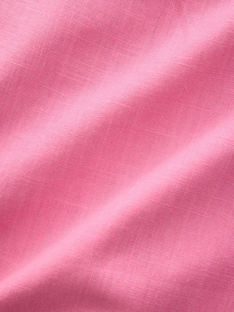 Black/Pink Tie Waist Barrel Leg Linen Blend Trousers 2 Pack - Image 10 of 10