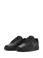 Nike Black Court Vision Low Trainers - Image 3 of 8