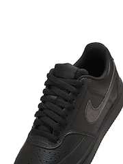 Nike Black Court Vision Low Trainers - Image 7 of 8
