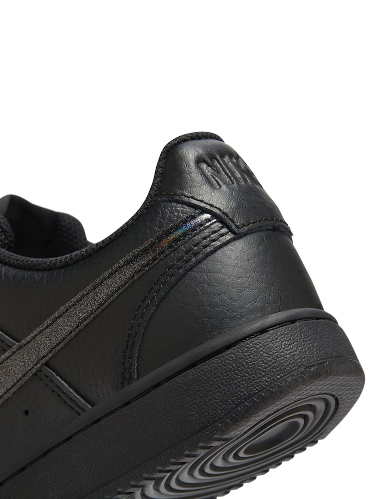 Nike Black Court Vision Low Trainers - Image 8 of 8
