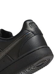 Nike Black Court Vision Low Trainers - Image 9 of 10