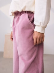 Pink Cord Wide Leg Trousers (3-16yrs) - Image 4 of 8