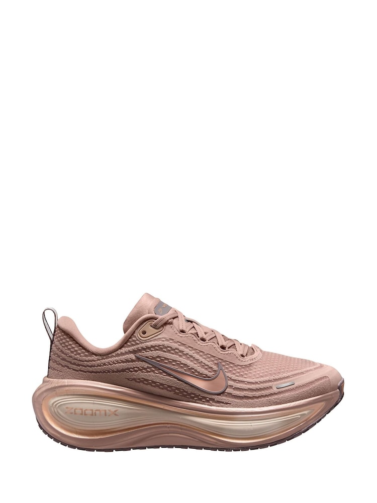 Nike Particle Pink Vomero Plus Road Running Trainers - Image 1 of 4 Nike Particle Pink Vomero Plus Road Running Trainers - Image 1 of 4