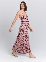 Floral Maternity Mesh Cami Dress - Image 1 of 4