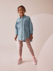 Floral Printed Leggings (3-16yrs) - Image 2 of 7