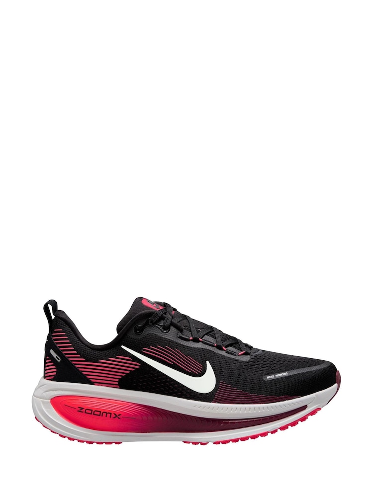 Nike Black/Red Vomero 18 Running Trainers - Image 1 of 4