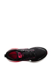 Nike Black/Red Vomero 18 Running Trainers - Image 3 of 4