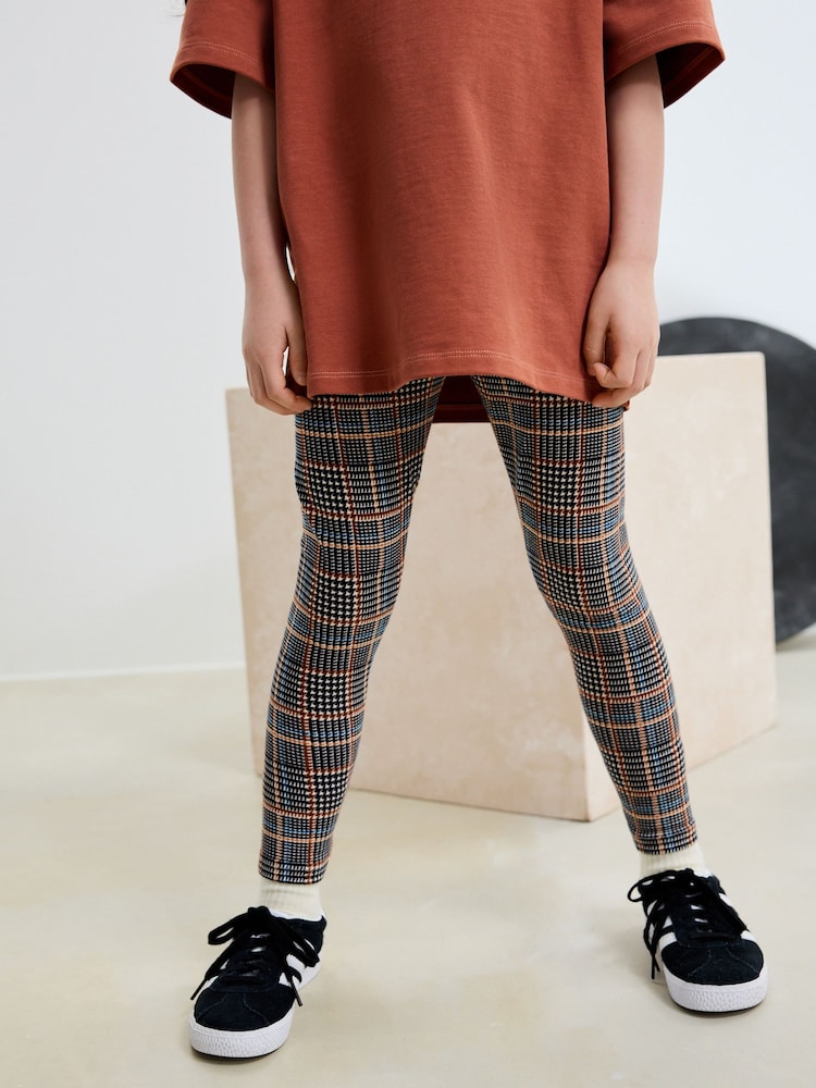 Kariert, Neutral - Leggings mit Print (3–16 J.) - Bild 2 von 7