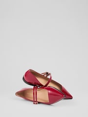 LK Bennett Lulu Patent Strap Rand Flat - Slika 3 iz 4