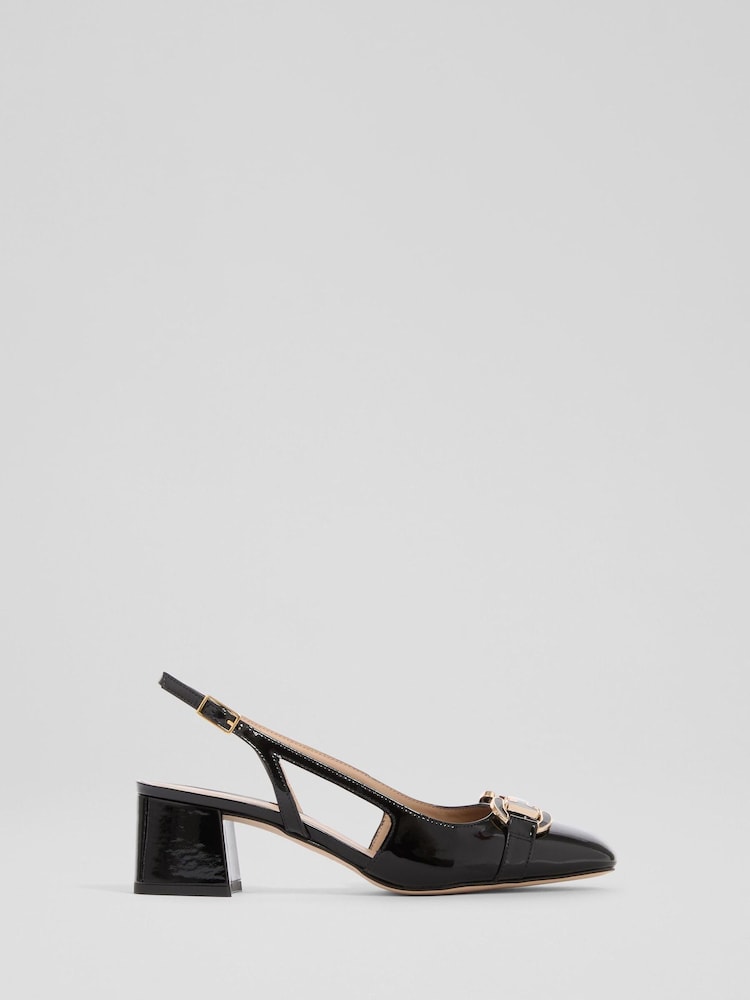 Zapatos de charol con hebilla de resina y tira trasera Cicely de LK Bennett - Imagen 1 de 4 Zapatos de charol con hebilla de resina y tira trasera Cicely de LK Bennett - Imagen 1 de 4