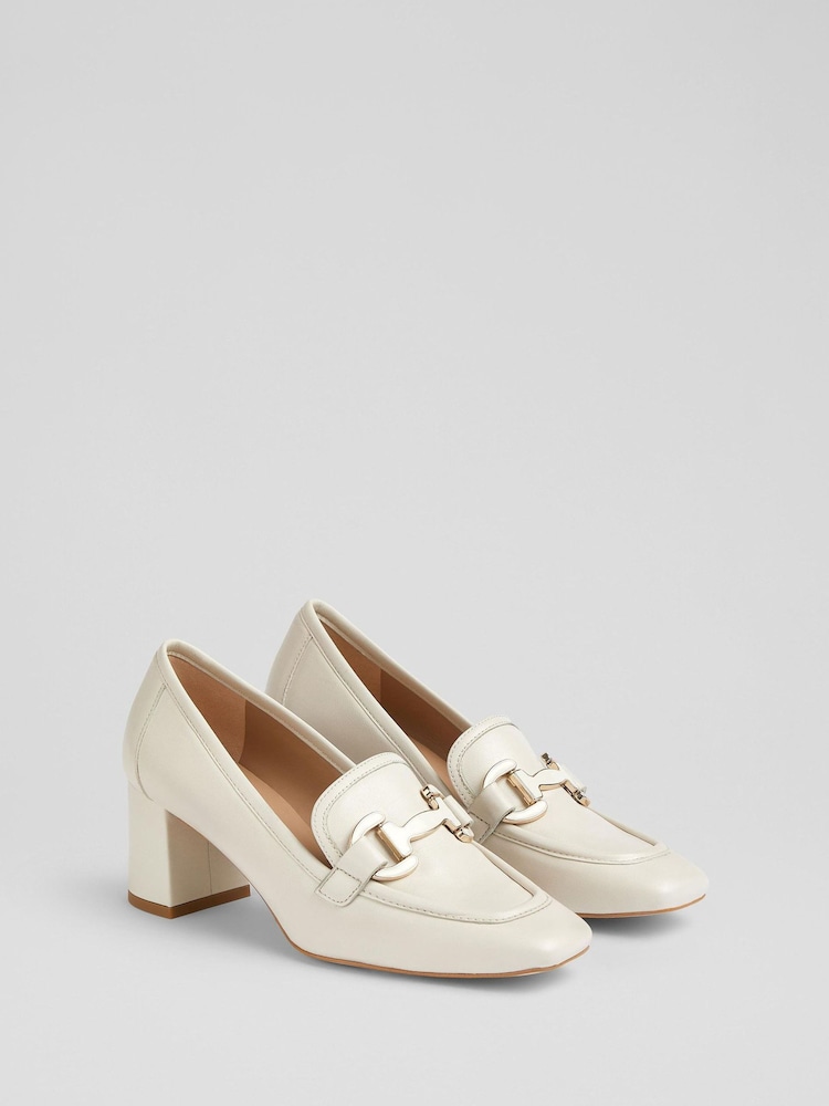 LK Bennett Luca Nappa Leather Block Heel Snaffle Courts - Imagen 2 de 4 LK Bennett Luca Nappa Leather Block Heel Snaffle Courts - Imagen 2 de 4