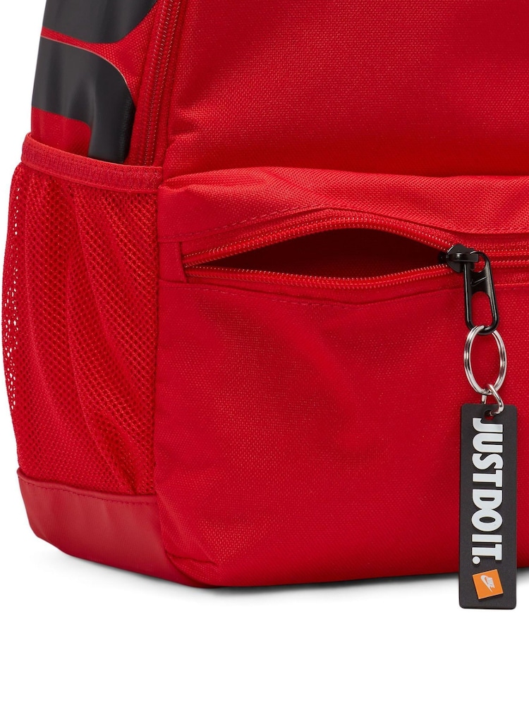 Buy Nike University Red Kids Brasilia JDI Mini Backpack from the