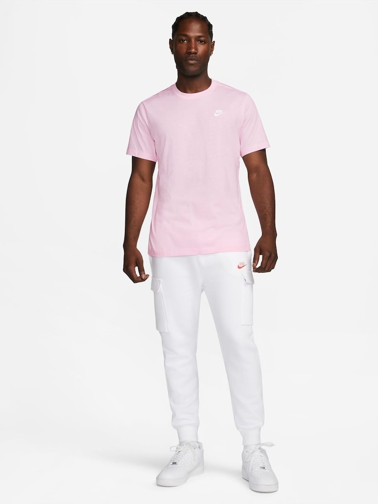 Nike Red Nike Sportswear Club Men's T-Shirt - Image 4 of 4