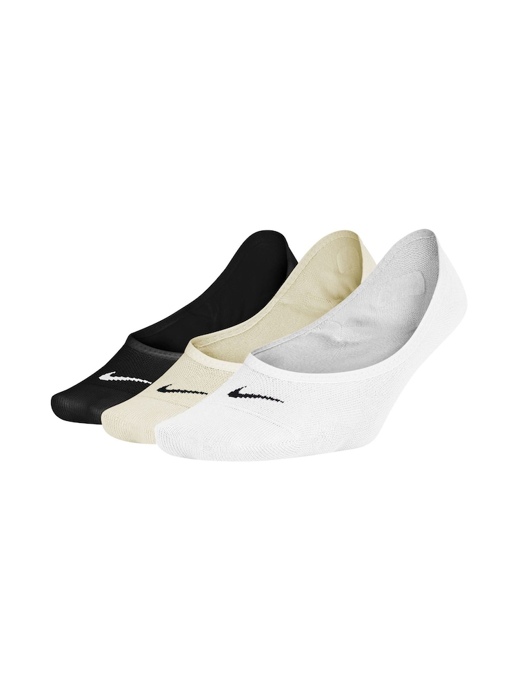 Nike Natural Everyday Lightweight Training Footie Socks 3 Pack - Image 1 of 1