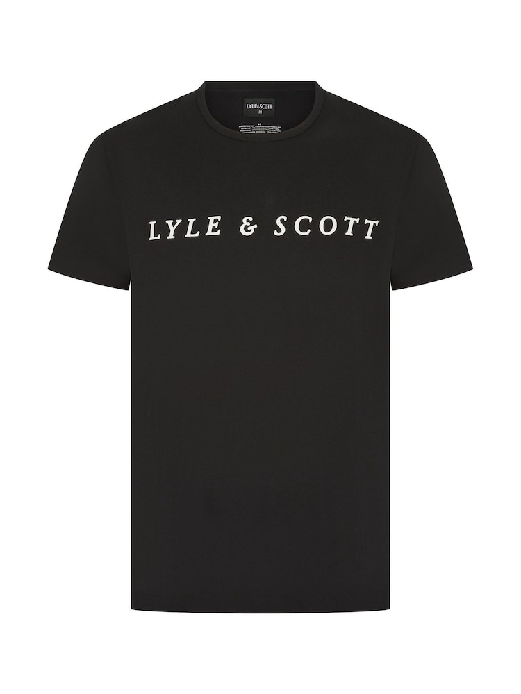 Lyle & Scott Black Oakley Loungewear Set - Image 2 of 6