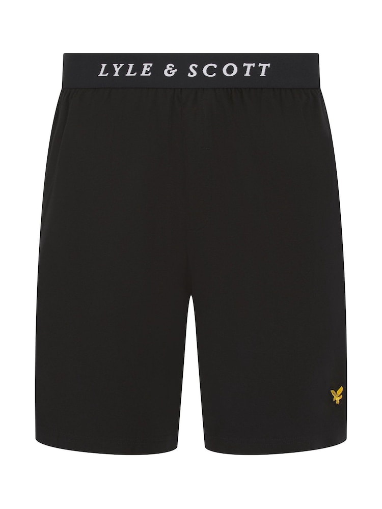 Lyle & Scott Black Oakley Loungewear Set - Image 3 of 6