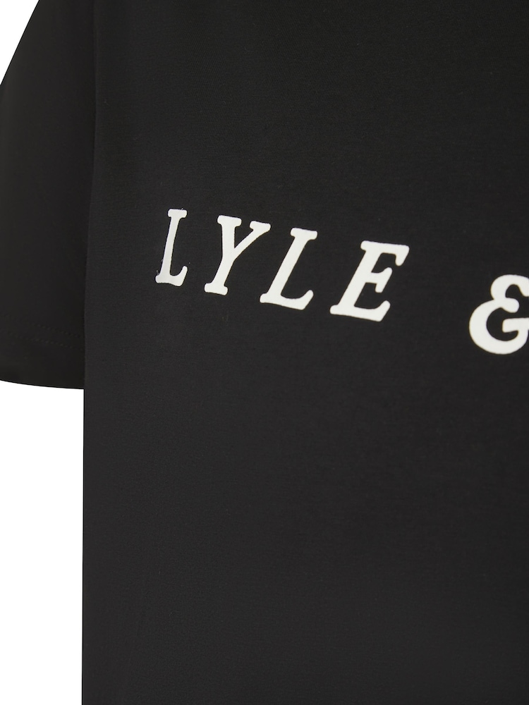 Lyle & Scott Black Oakley Loungewear Set - Image 4 of 6