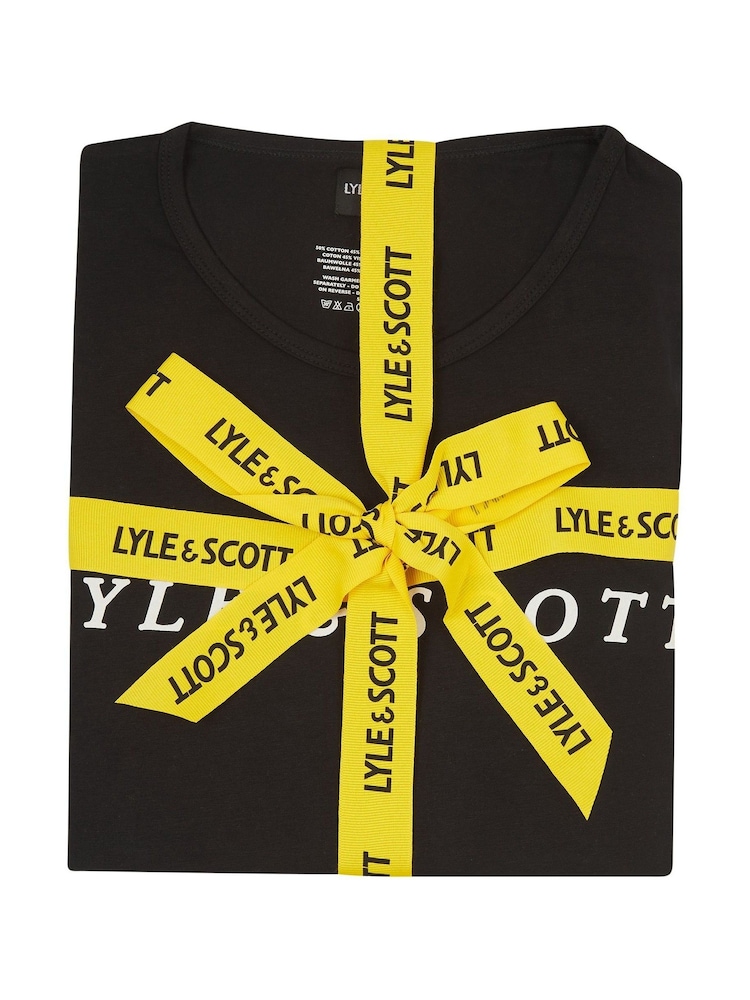 Lyle & Scott Black Oakley Loungewear Set - Image 6 of 6