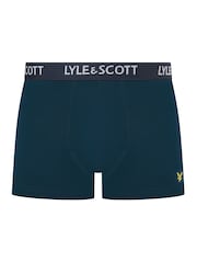 Lyle & Scott Blue Miller Underwear Trunks 5 Pack - Image 4 of 6