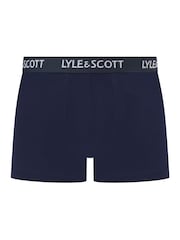 Lyle & Scott Blue Miller Underwear Trunks 5 Pack - Image 6 of 6