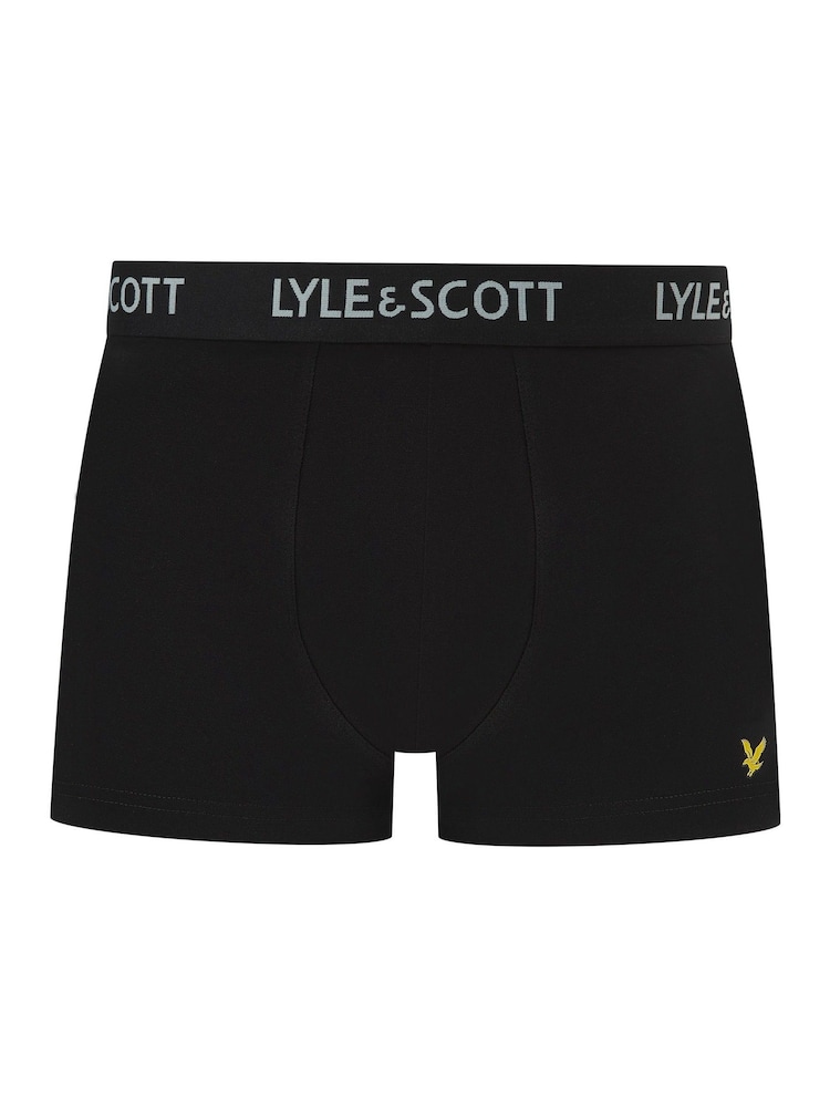 Lyle & Scott Black Miller Underwear Trunks 5 Pack - Image 2 of 6