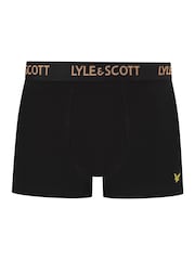 Lyle & Scott Black Miller Underwear Trunks 5 Pack - Image 3 of 6