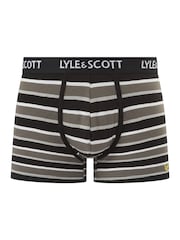 Lyle & Scott Black Ethan Premium Underwear Trunks 3 Pack - Image 2 of 4