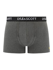 Lyle & Scott Black Ethan Premium Underwear Trunks 3 Pack - Image 3 of 4