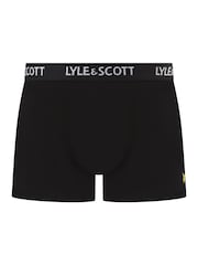 Lyle & Scott Black Ethan Premium Underwear Trunks 3 Pack - Image 4 of 4