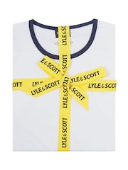 Lyle & Scott White Zephaniah Loungewear Set - Image 6 of 6