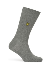 Lyle & Scott Black Liam Cotton Socks 5 Pack - Image 6 of 6